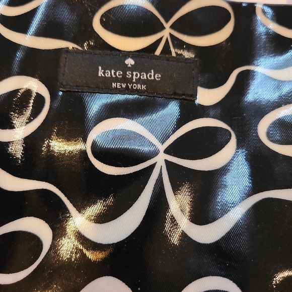 Bkack w/white bows Kate Spade Tote - Picture 2 of 7